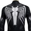 Venom Printed Cosplay Suit Black Spiderman Costumes For Halloween