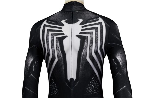 Venom Printed Cosplay Suit Black Spiderman Costumes For Halloween