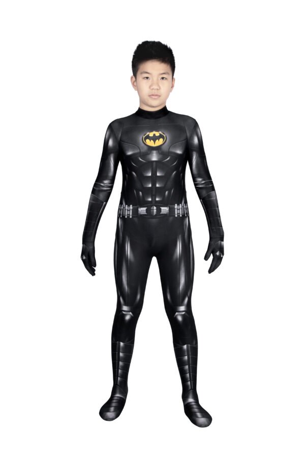 021A0721 Kids Halloween Gift Bruce Wayne Cosplay Costume Printed Suit