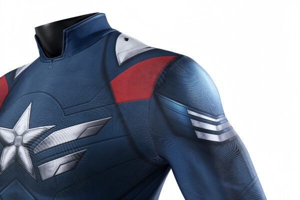 Captain America Brave New World Cosplay Costume Printed Suit