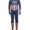 Kids Captain America Brave New World Cosplay Costume Printed Suit