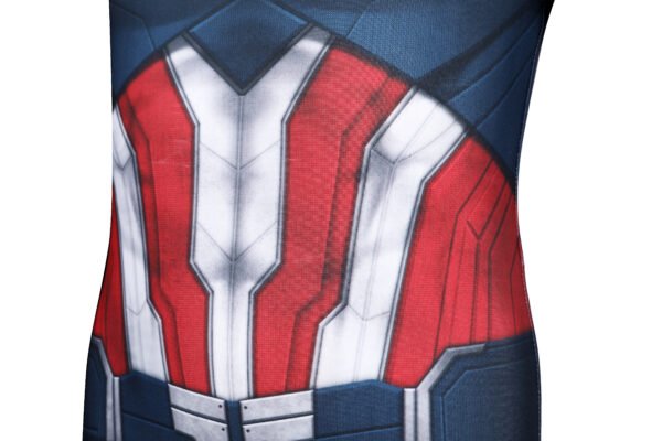 Kids Captain America Brave New World Cosplay Costume Printed Suit