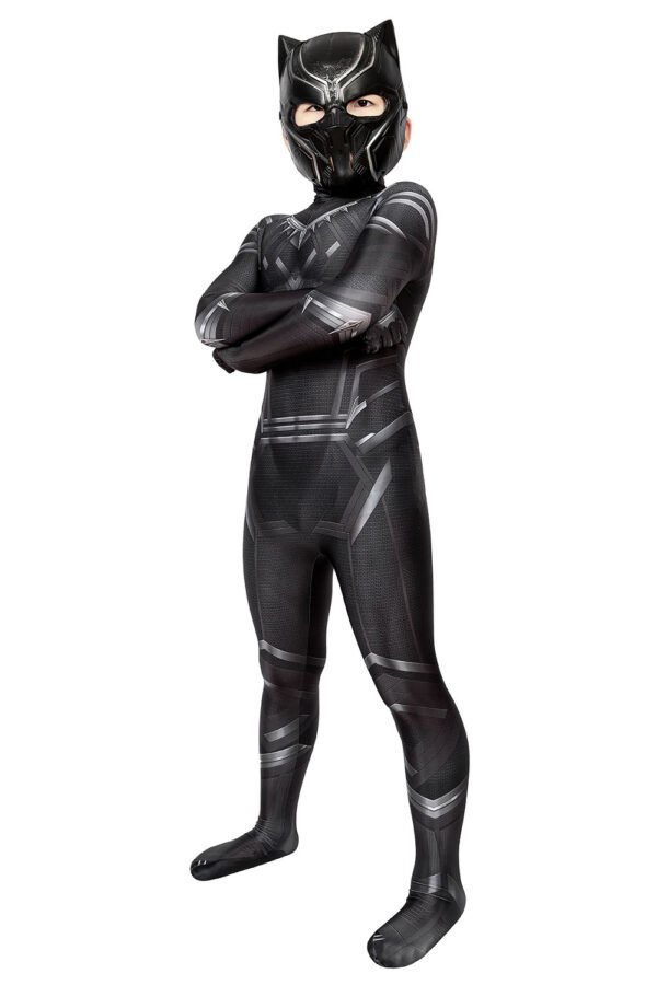 Kids Black Panther Cosplay Costume