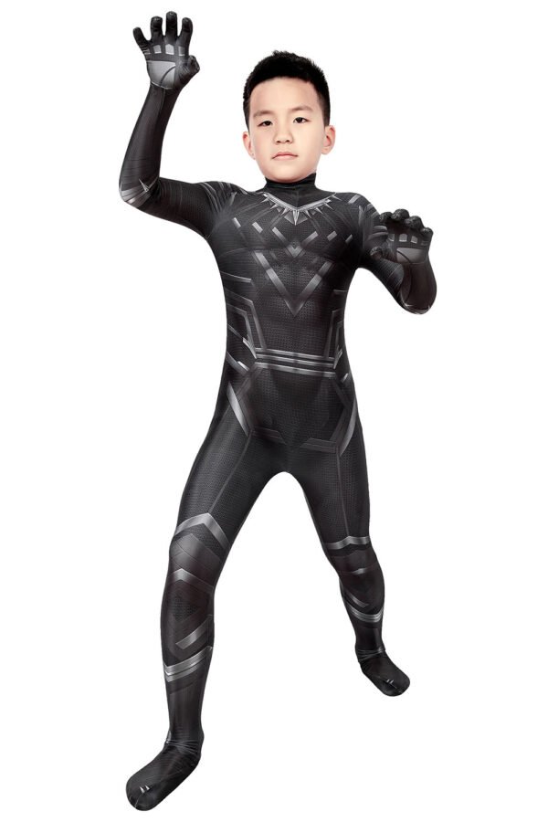 Kids Black Panther Cosplay Costume