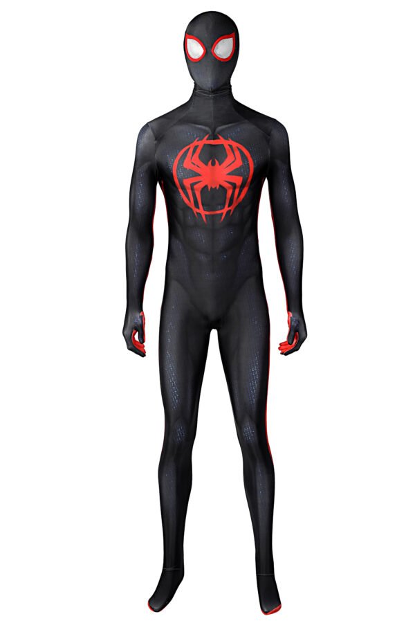 021A8995_副本 Across The Spider-Verse Miles Morales Cosplay Costume Spandex Printed Suit