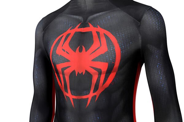 021A9006_副本 Across The Spider-Verse Miles Morales Cosplay Costume Spandex Printed Suit