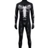 Venom Printed Cosplay Suit Black Spiderman Costumes For Halloween
