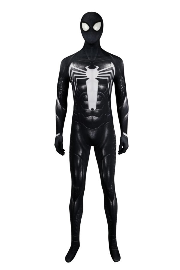 Venom Printed Cosplay Suit Black Spiderman Costumes For Halloween