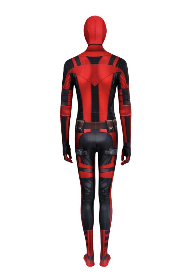 2 Lady Deadpool Suit Ultra-thin Spandex Printed Cosplay Costum