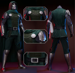 Doctor Doom Cosplay Costume Avengers Doomsday Upgrade Full Set