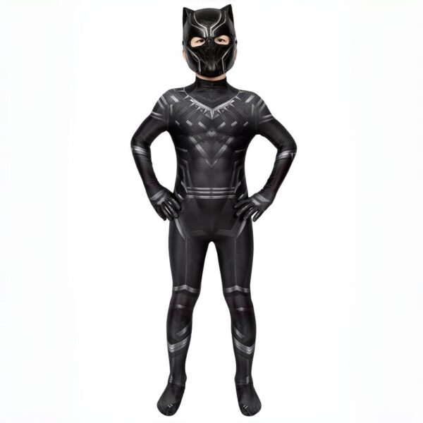 Kids Black Panther Cosplay Costume