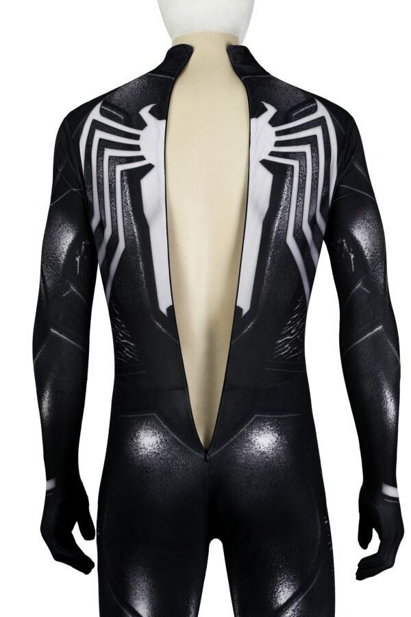 Venom Printed Cosplay Suit Black Spiderman Costumes For Halloween