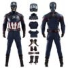 Avengers Endgame Captain America Costume Steve Rogers Cosplay Suit UnibuyPlus