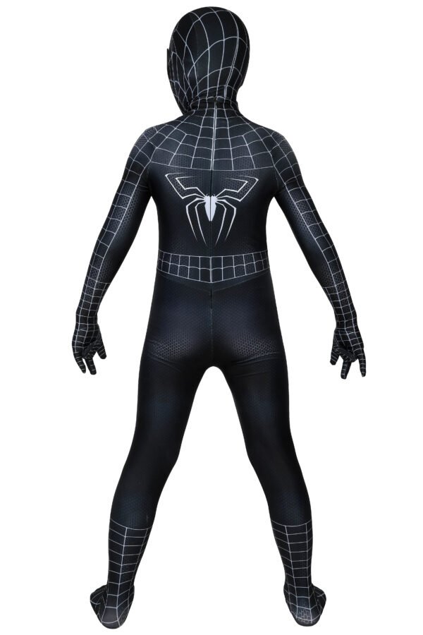 Kids Venom Cosplay Suit Black Spider-man Costume