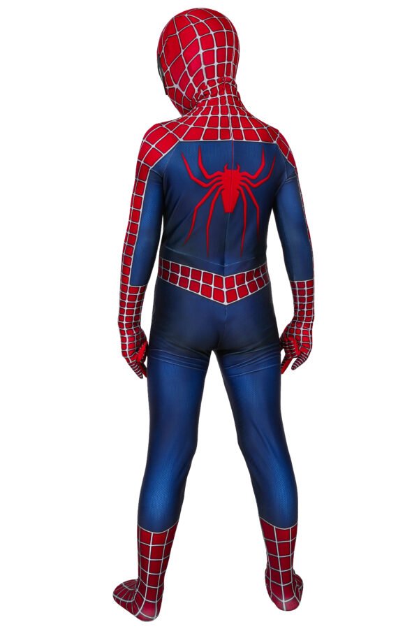 Kids Spiderman 2 Tobey Maguire Cosplay Suit Halloween Costume
