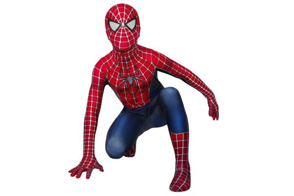 Kids Spiderman 2 Tobey Maguire Cosplay Suit Halloween Costume
