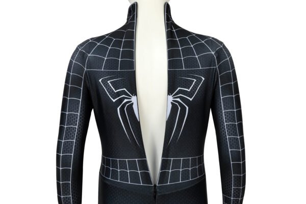 Kids Venom Cosplay Suit Black Spider-man Costume