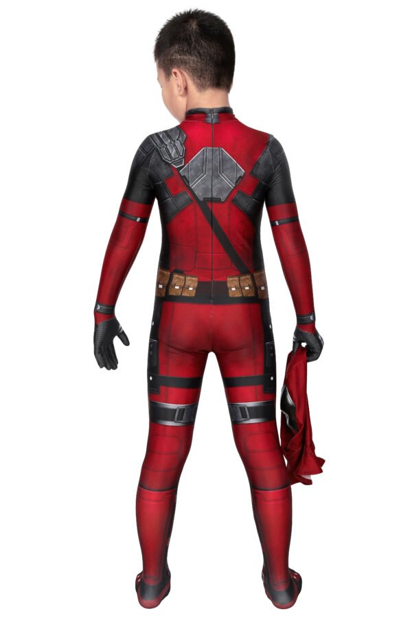 Kids Deadpool Cosplay Costume Deadpool 3D Printed Suit