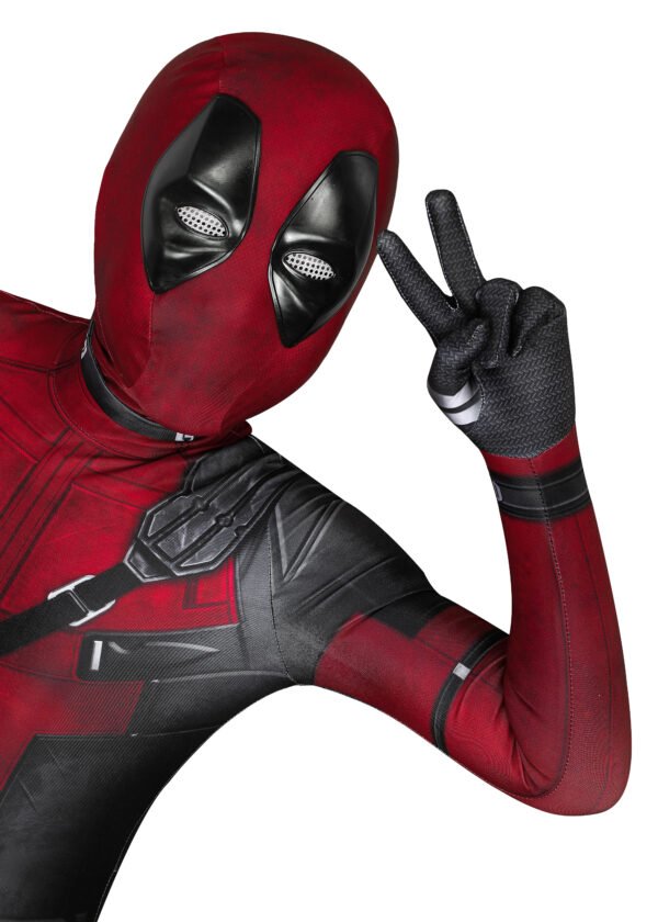Kids Deadpool Cosplay Costume Deadpool 3D Printed Suit