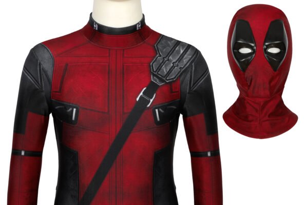 Kids Deadpool Cosplay Costume Deadpool 3D Printed Suit
