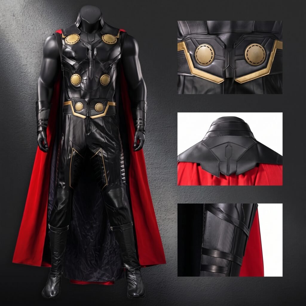 2026 AvengersDoomsday Thor CosplayCostume Leather Suit