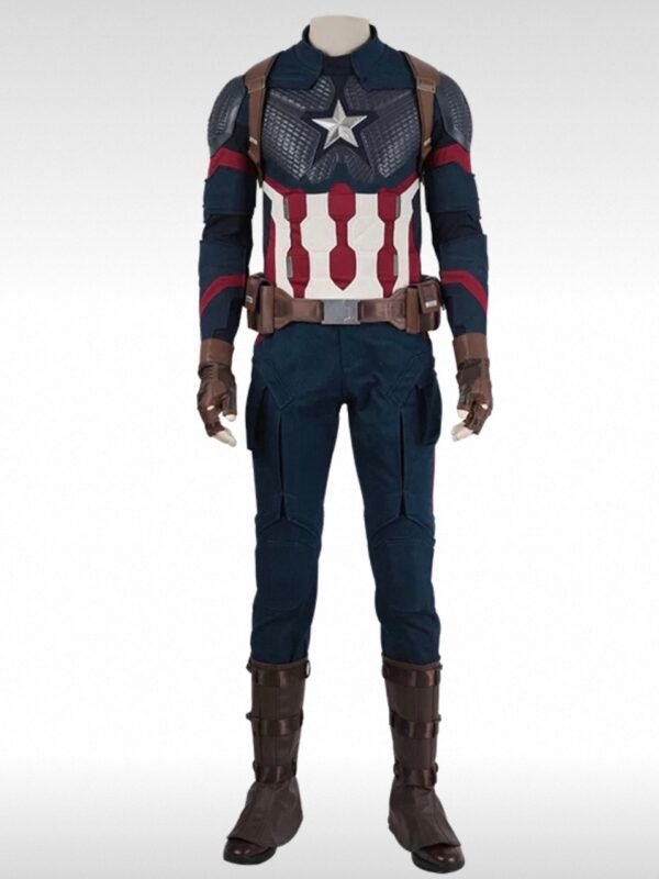 Avengers Endgame Captain America Costume Steve Rogers Cosplay Suit UnibuyPlus