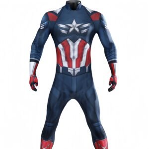 Captain America Brave New World Cosplay Costume Printed Suit Captain America Brave New World Costume Sam Wilson Full Set