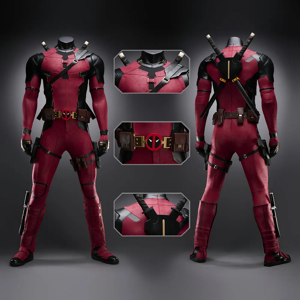 Deadpool Cosplay Costume Deadpool & Wolverine Full Set