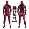 Deadpool Cosplay Costume Suit Deadpool Printed Spandex Suit Wade Wilson 3D Printed Full Set