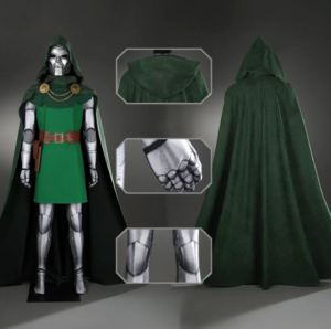 Doctor Doom Cosplay Costume The Fantastic Four Cosplay Full Set
