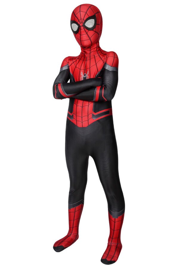 Kids Spider-man Cosplay Suit Far From Home Black and Red Costume Edition