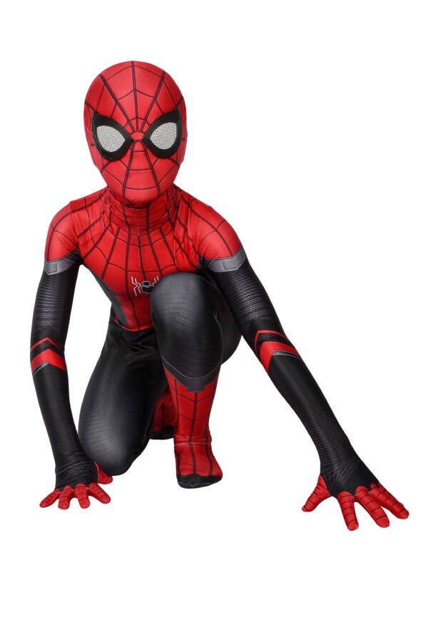 Kids Spider-man Cosplay Suit Far From Home Black and Red Costume Edition
