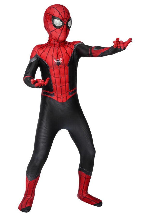 Kids Spider-man Cosplay Suit Far From Home Black and Red Costume Edition