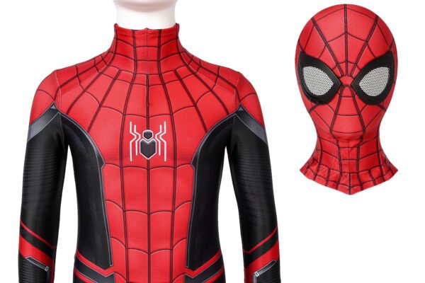 Kids Spider-man Cosplay Suit Far From Home Black and Red Costume Edition