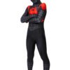 Kids Miles Morales Cosplay Costume Into The Spider Verse Black Spider Suit