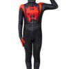 Kids Miles Morales Cosplay Costume Into The Spider Verse Black Spider Suit