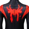 Kids Miles Morales Cosplay Costume Into The Spider Verse Black Spider Suit