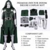 Doctor Doom Costume Avengers Doomsday Cosplay Suit Full Set - Upgrade Ver.