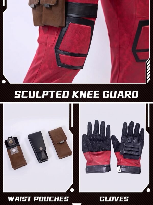 Deadpool Cosplay Costume Deadpool & Wolverine Full Set