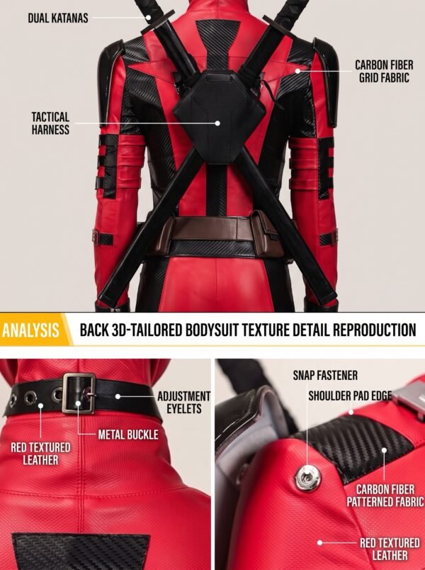 Deadpool 3 Ladypool Costume Cosplay Suit Unibuyplus