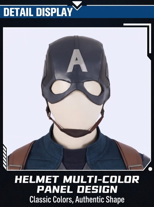 Avengers Endgame Captain America Costume Steve Rogers Cosplay Suit UnibuyPlus