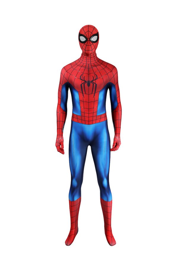 Spiderman Brand New Day Cosplay Costume Printed Spandex Suit