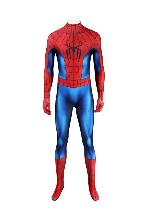 Spiderman Brand New Day Cosplay Costume Printed Spandex Suit