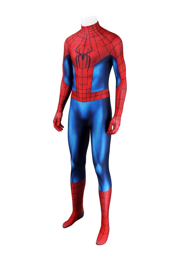 Spiderman Brand New Day Cosplay Costume Printed Spandex Suit