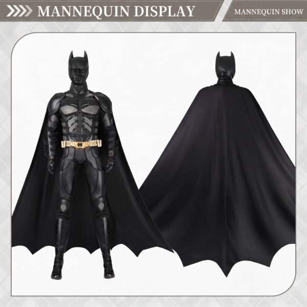 Bat Style Superhero Man Suit Cosplay Costume with Mask