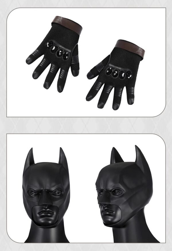 Bat Style Superhero Man Suit Cosplay Costume with Mask