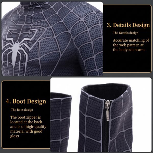Venom Costume Eddie Brock Spider-Man 3 Cosplay Suit
