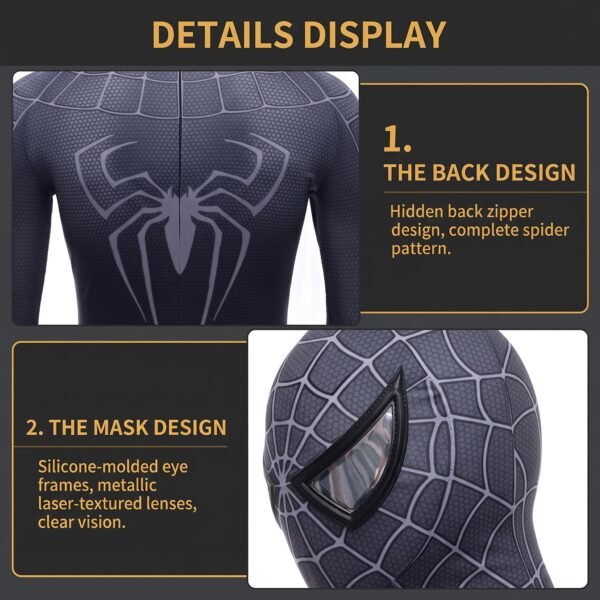 Venom Costume Eddie Brock Spider-Man 3 Cosplay Suit