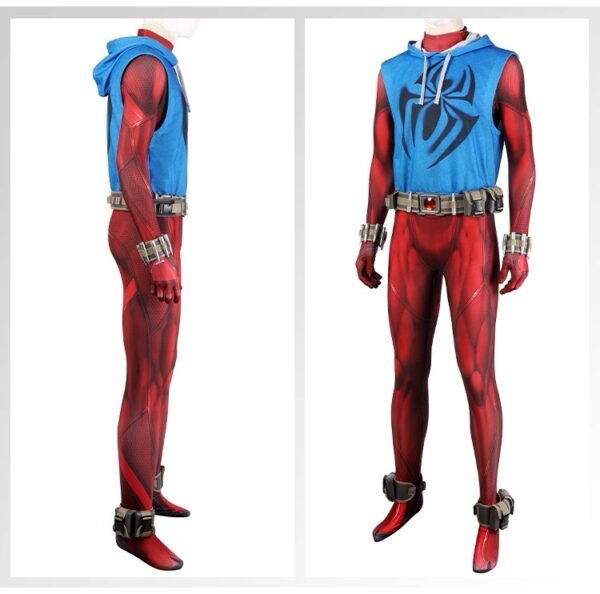 IMG_3468 Scarlet Spider Ben Reilly Costume Bodysuit Across the Spider-Verse Cosplay