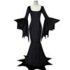 IMG_3906 2026 Halloween Dark Gothic Bat Witch Costume for Women – Vampire-Inspired Stretch Velvet Outfit
